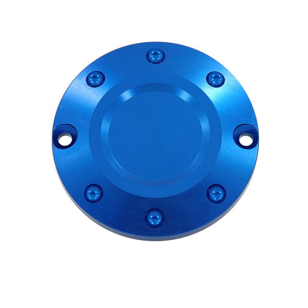 BS0345-BLUE CNC Big Size Clutch Cover in Blue YX125