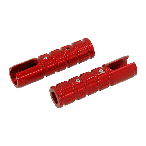 BS0425 Red Anodised Foot Pegs