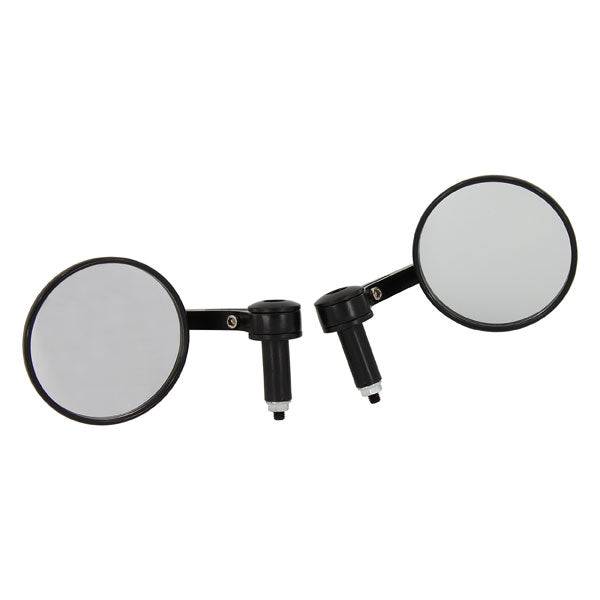 BS0434 - Black Alloy Rearview Mirror with Emark