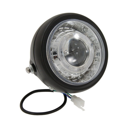 BS0437 - LED Headlight With Emark With Light Housing In Black