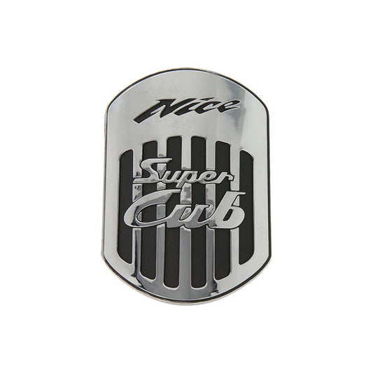 BS0438 - Super Cub Plastic Chrome Front Badge