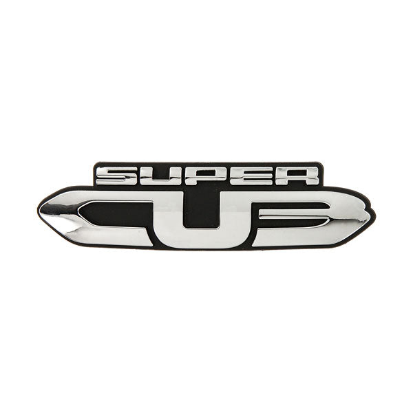 BS0476 - Super Cub Plastic Chrome Side Panel Badge