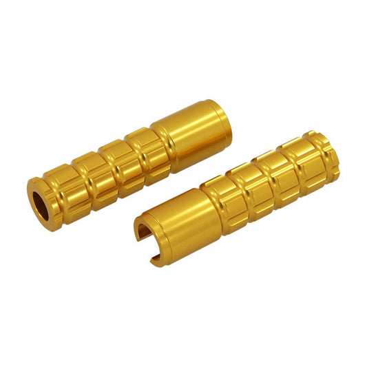 BS0503 - Gold Alloy Foot Pegs To Fit On Bar