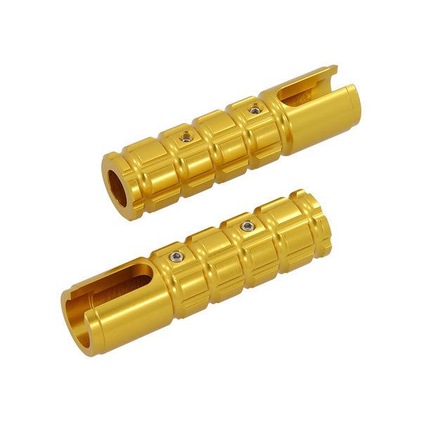 BS0503 - Gold Alloy Foot Pegs To Fit On Bar