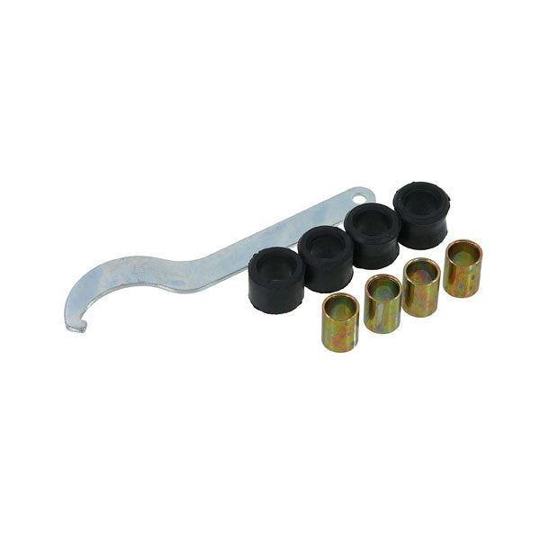 BS0657-WHITE - White Gas Shock 330mm Adjustable