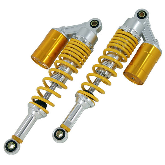 BS0683-YELLOW - Yellow Chrome Gas Shock 285mm Adjustable