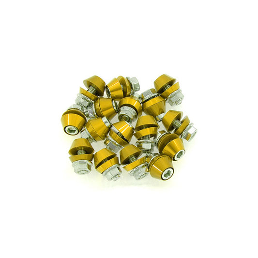 BS0805-GOLD - CNC Gold Munk Rim Bolt 16pc