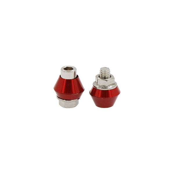 BS0805-RED - Munk CNC Red Rim Bolts 16pc