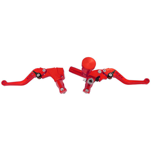 BS0983-RED - Munk DX Red Alloy Levers Standard