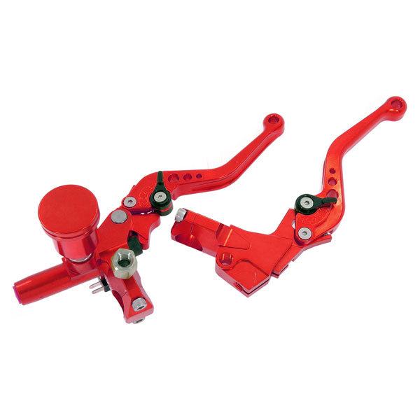 BS0983-RED - Munk DX Red Alloy Levers Standard