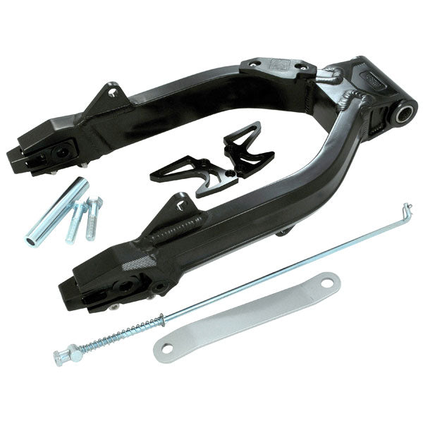 BS1089-BLACK - DX CNC Swing Arm +6cm With Black Clamps