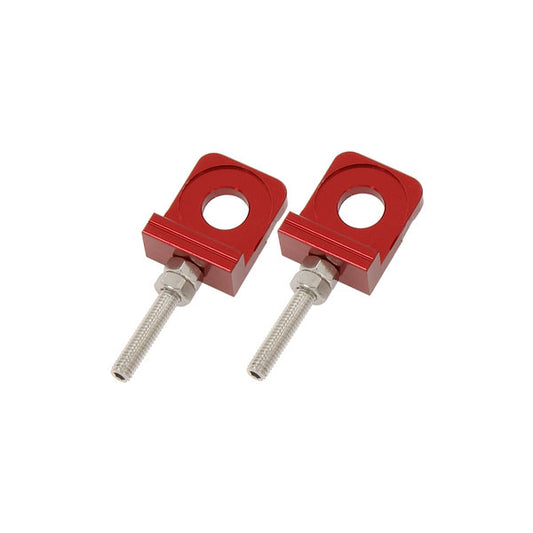 BS1160-RED - Munk Alloy Swing Arm Chain Adjuster In Red