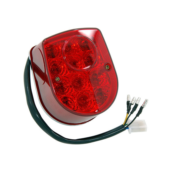 BS1184-RED -  Red Rear LED Light With Built In Indicators For Honda Dax 50-70 & Skyteam
