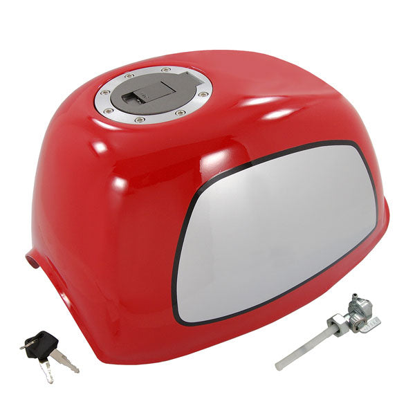 BS1242 - Red Gorilla Tank with Flat Fuel Cap