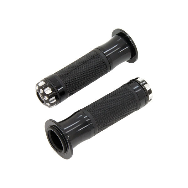 BS1474-BLACK - Handle Bar Grips with Black Ends