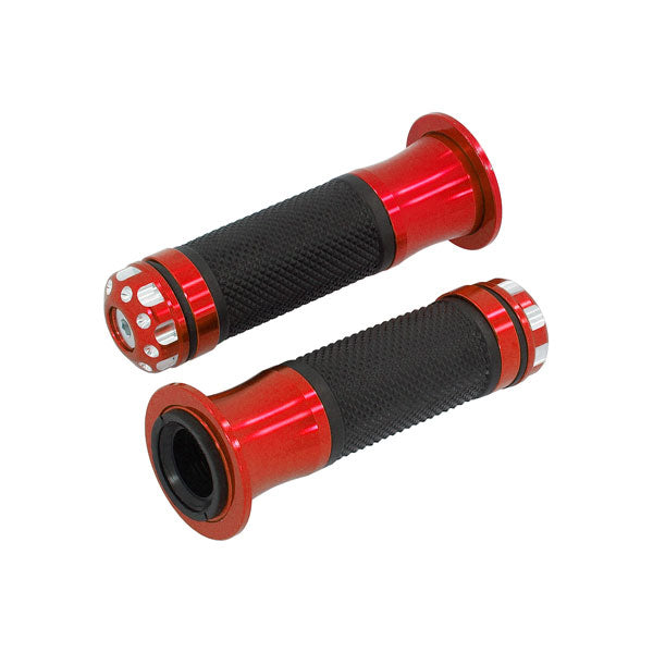 BS1474-RED - Handle Bar Grips with Red Ends