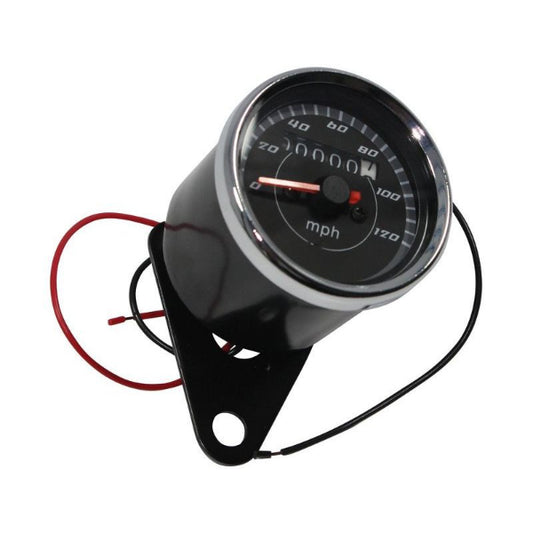 BS1482 - 120mph Speedo Black With Black Face