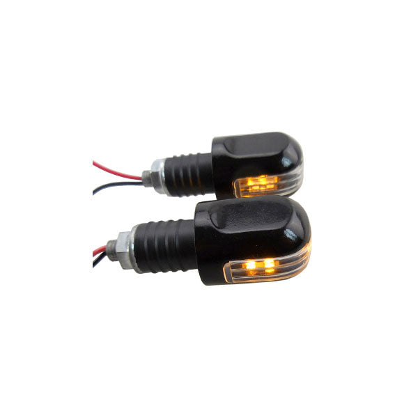 BS1863 - 12v LED Black Metal Indicators