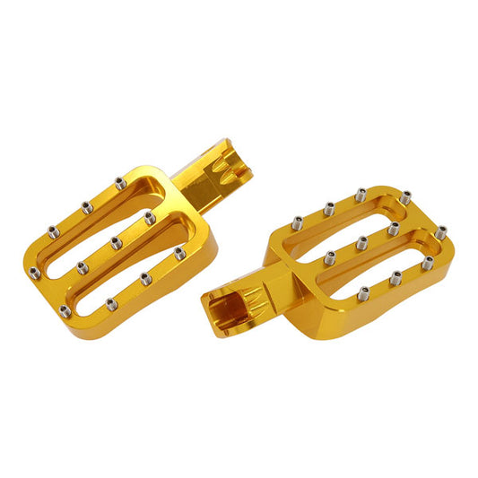 BS1930 - Gold CNC Foot Pegs For Pit Bike