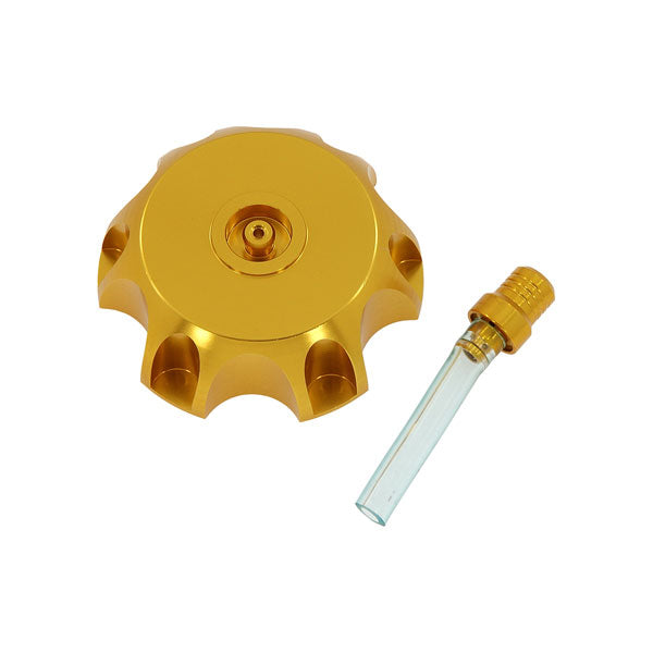 BS2004 - Alloy Fuel Tank Cap With Top Valve Gold