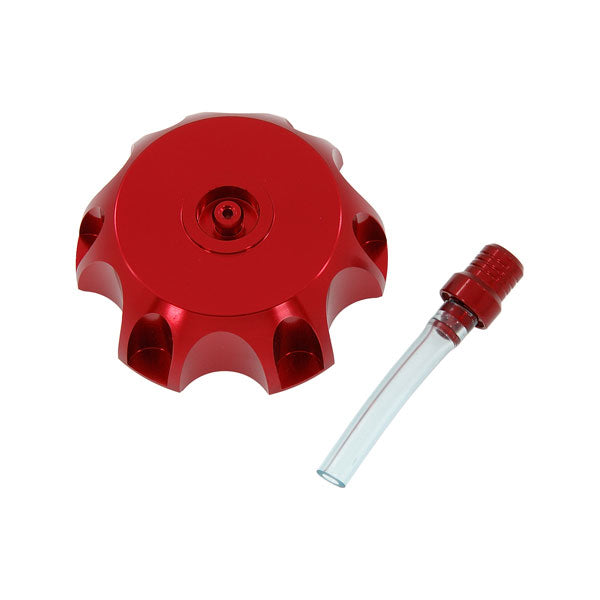 BS2005 - Alloy Fuel Tank Cap With Top Valve Red