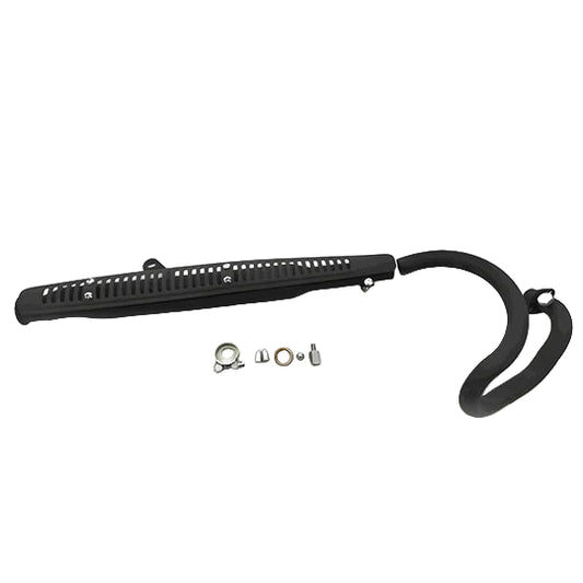 BS2143 - Dx in Black Upswept S/Steel with under Pipe Looped