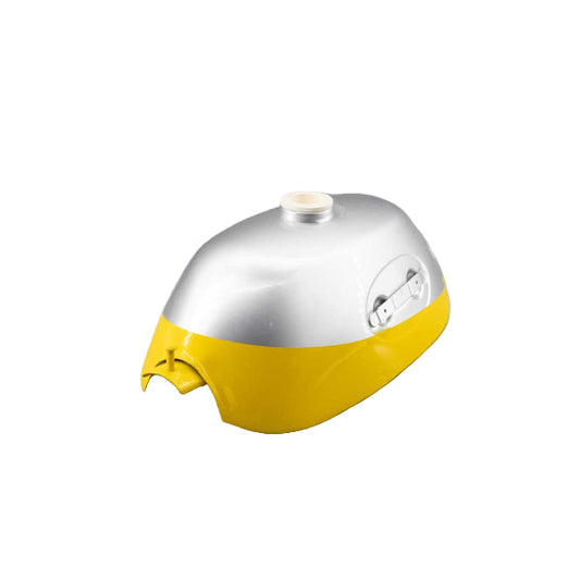 BS2472 - Z50A Oval Badge Tank In Silver And Yellow