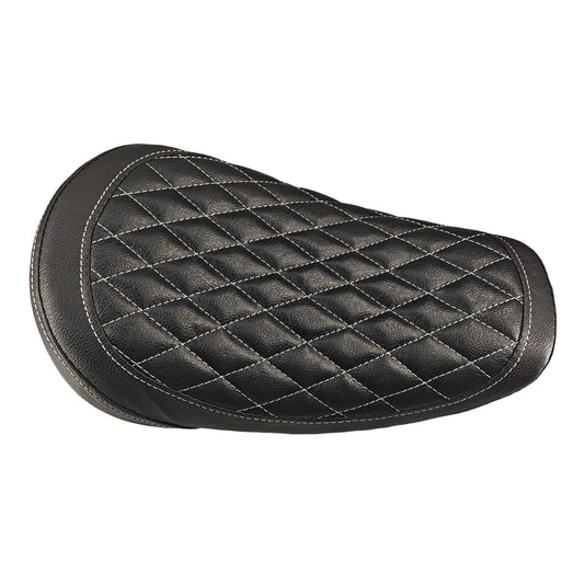 BS3713 - MUNK LOW SEAT WITH WHITE STITCHING  DIAMOND PATTERN