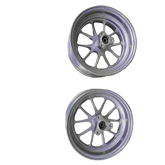 BS2108 - Dx Tubeless Disc Rims Front 2,75j  and 3,50j Rear in Silver