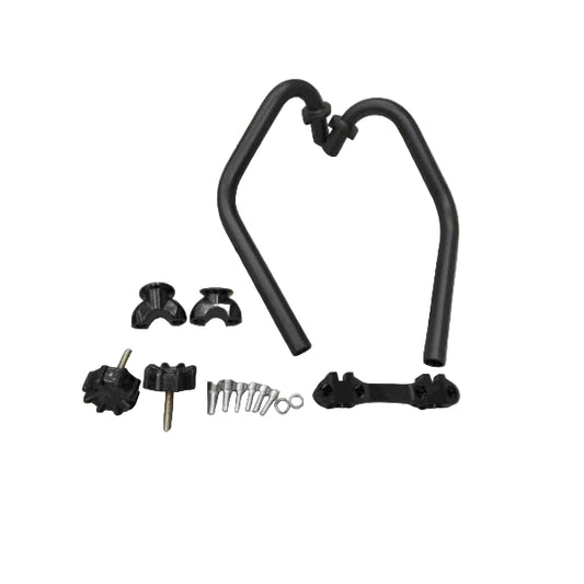 BS2127 - Handlebar   Kit Black , Plastic Lock Nut, Black Cnc Block Kit