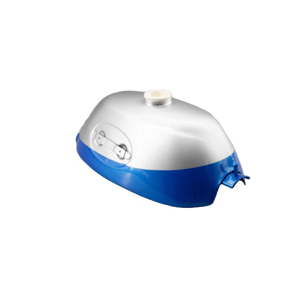 BS2471 - Z50A Oval Badge Tank In Silver And Blue