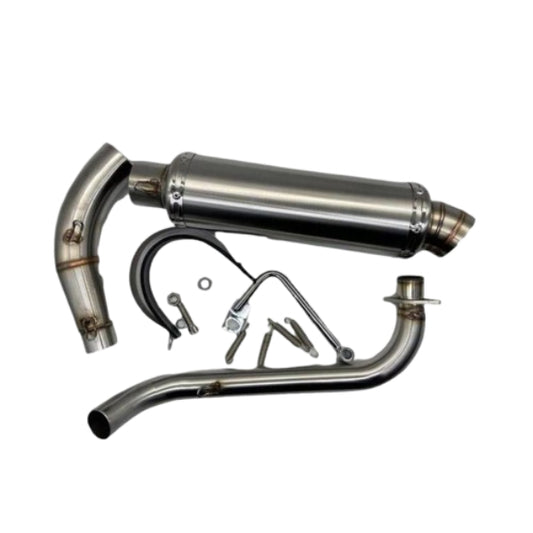 BS1018 - Dx Munk Zero Downswept Stains Steel Exhaust