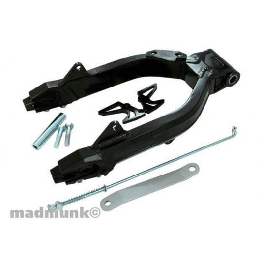 BS1089-BLACK - DX CNC Swing Arm +6cm With Black Clamps