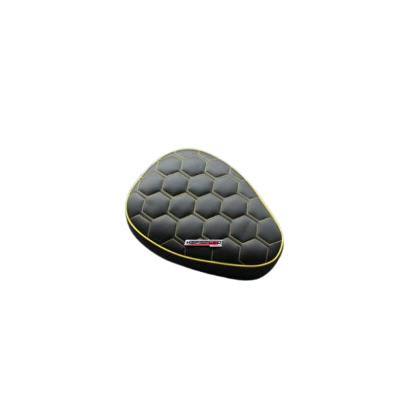 BS3420 - CUB 12V Custom Seat with Yellow Piping