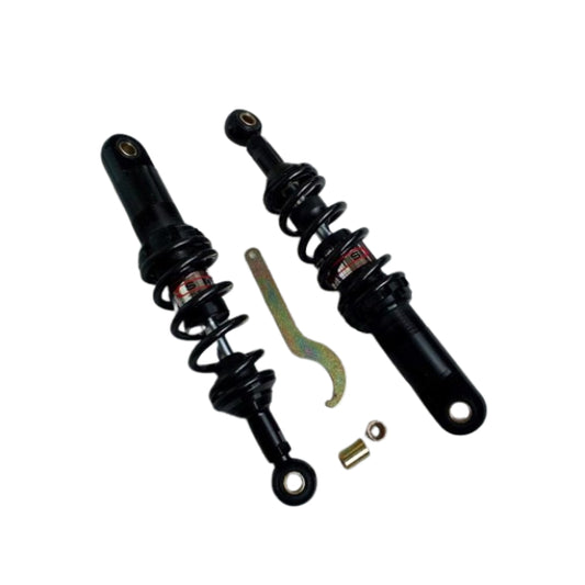 BS0283 - Rear Shocks 285mm 6 Roll Spring In Black