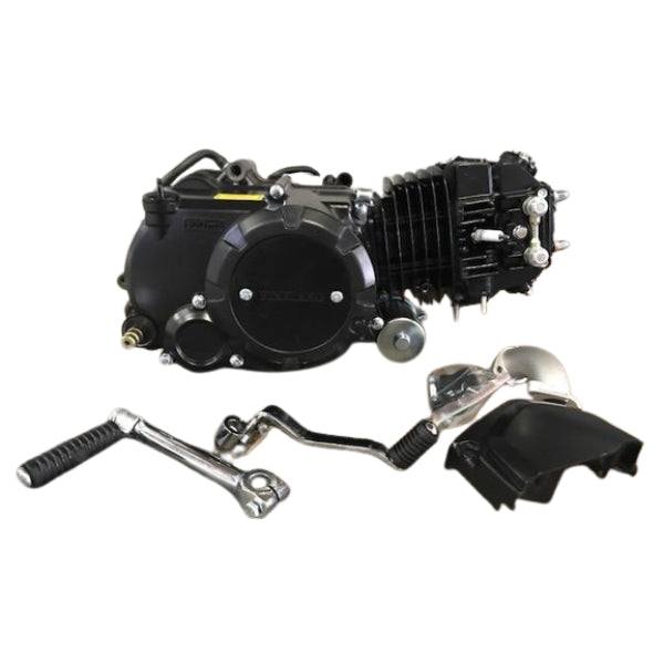 BS1596 - YX 140cc Semi Auto 4 Speed Electric Start And Kick Start In Black