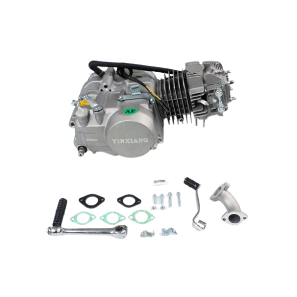 BS1102-SILVER YX 140cc Start 4 Speed Manual Clutch In Silver