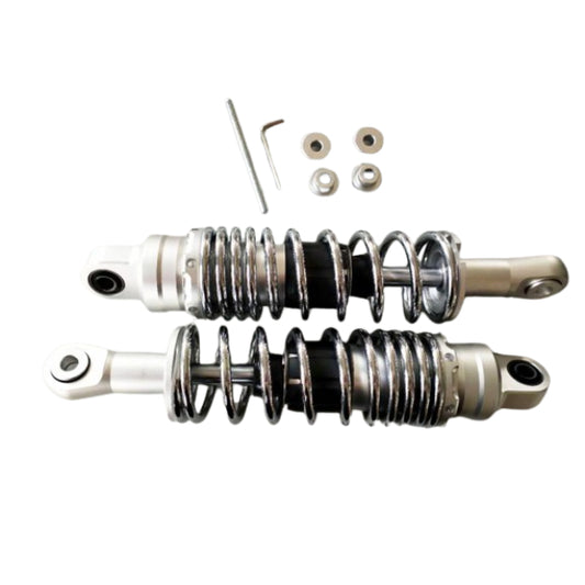 BS0708 - Chrome 285mm Spring Rear Shocks