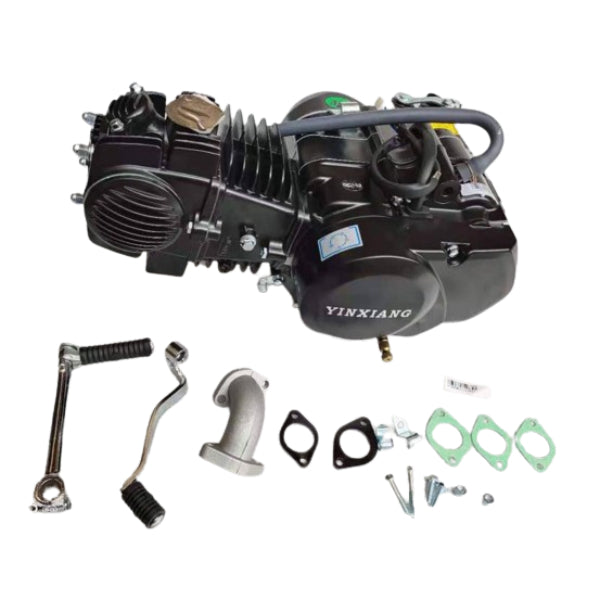 BS1102-BLACK YX 140cc Kick Start 4 Speed Manual Clutch In Black