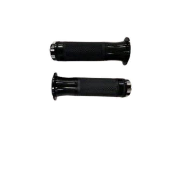 BS1474-BLACK - Handle Bar Grips with Black Ends