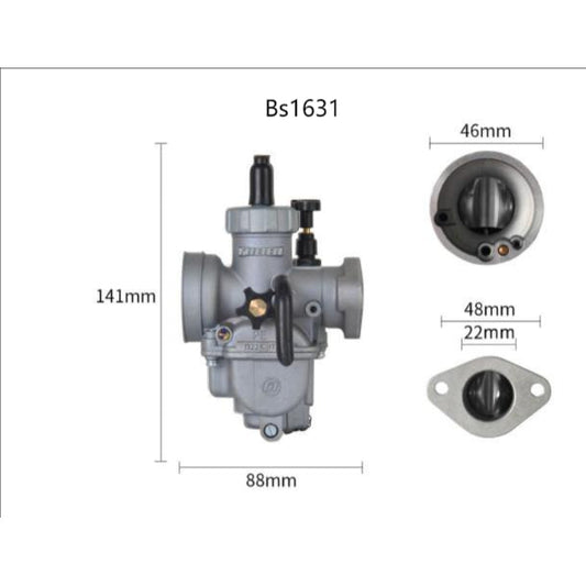 BS1631 -  Nibbi Carb Pe19 Flange Racing Version Pe19fl-SP