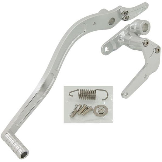 BS0163-SILVER - Alloy Munk Rear Disc Brake Pedal