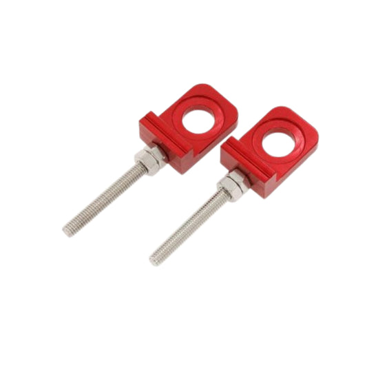 BS0499-RED -  Swing Arm Chain Adjusters In Red