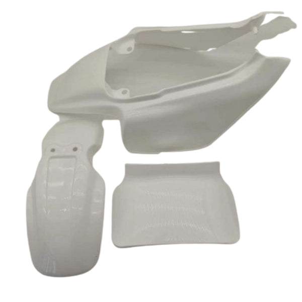 BS3625 - MUNK Baja Style White Plastics For Chinese Bike