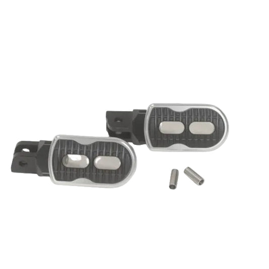 BS2401 - CNC Foot Pegs For Monkey 125 Fits 2018 & New Models Black