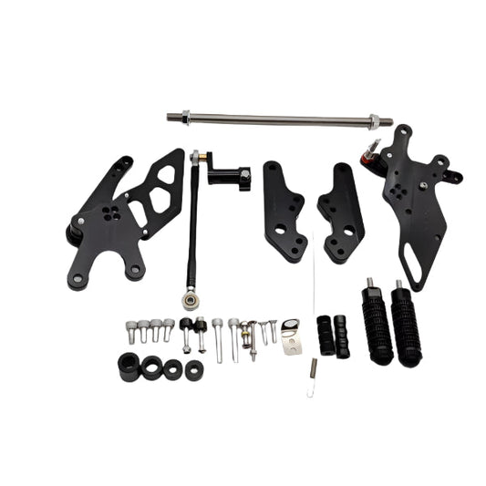 BS2439 - HONDA MONKEY 125 2018-2023 MODEL  CNC REAR SET IN BLACK