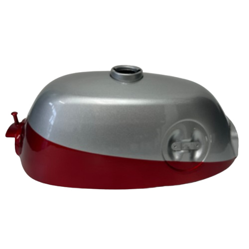 BS2470 - Silver And Red Z50 Tank Round Badge Model