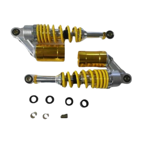 BS0683-YELLOW - Yellow Chrome Gas Shock 285mm Adjustable