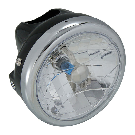 BS0548 - Head Light With Black Case For Monkey Bike XAN184BLK