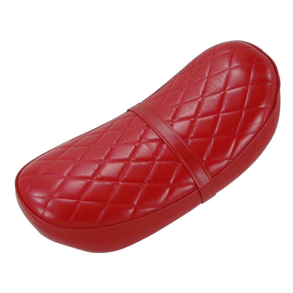 BS0558 DAX Low Seat In Red With Small Diamond Pattern - 6V & 12V Frames